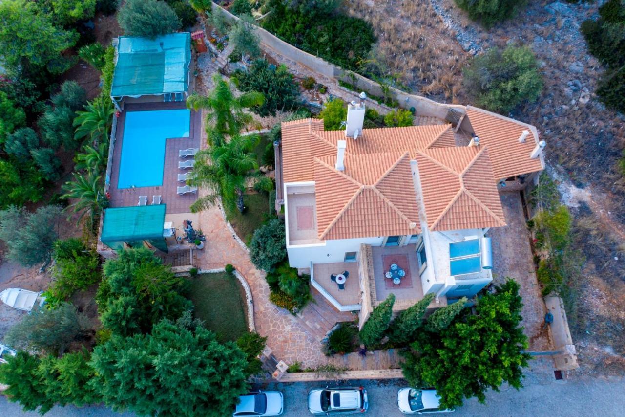 Villa Maira Luxurious With Private Swimming Pool Kórfos 外观 照片