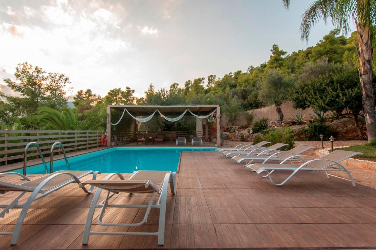Villa Maira Luxurious With Private Swimming Pool Kórfos 外观 照片