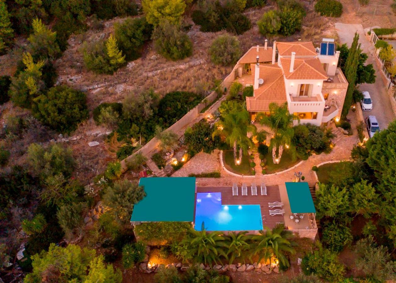 Villa Maira Luxurious With Private Swimming Pool Kórfos 外观 照片