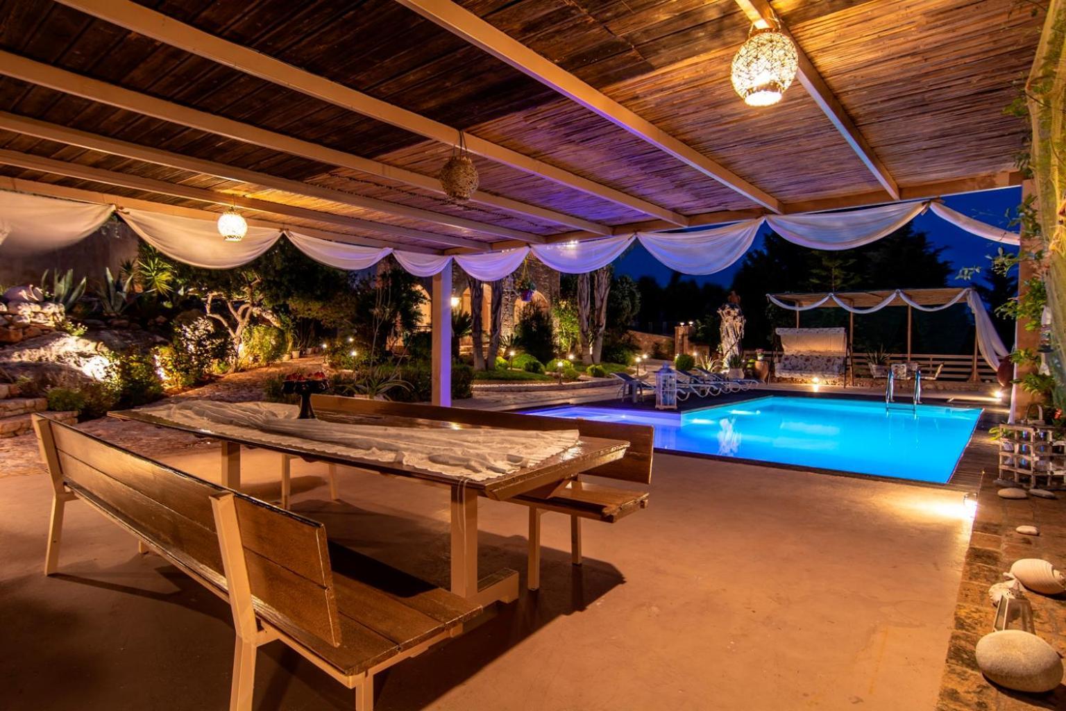 Villa Maira Luxurious With Private Swimming Pool Kórfos 外观 照片